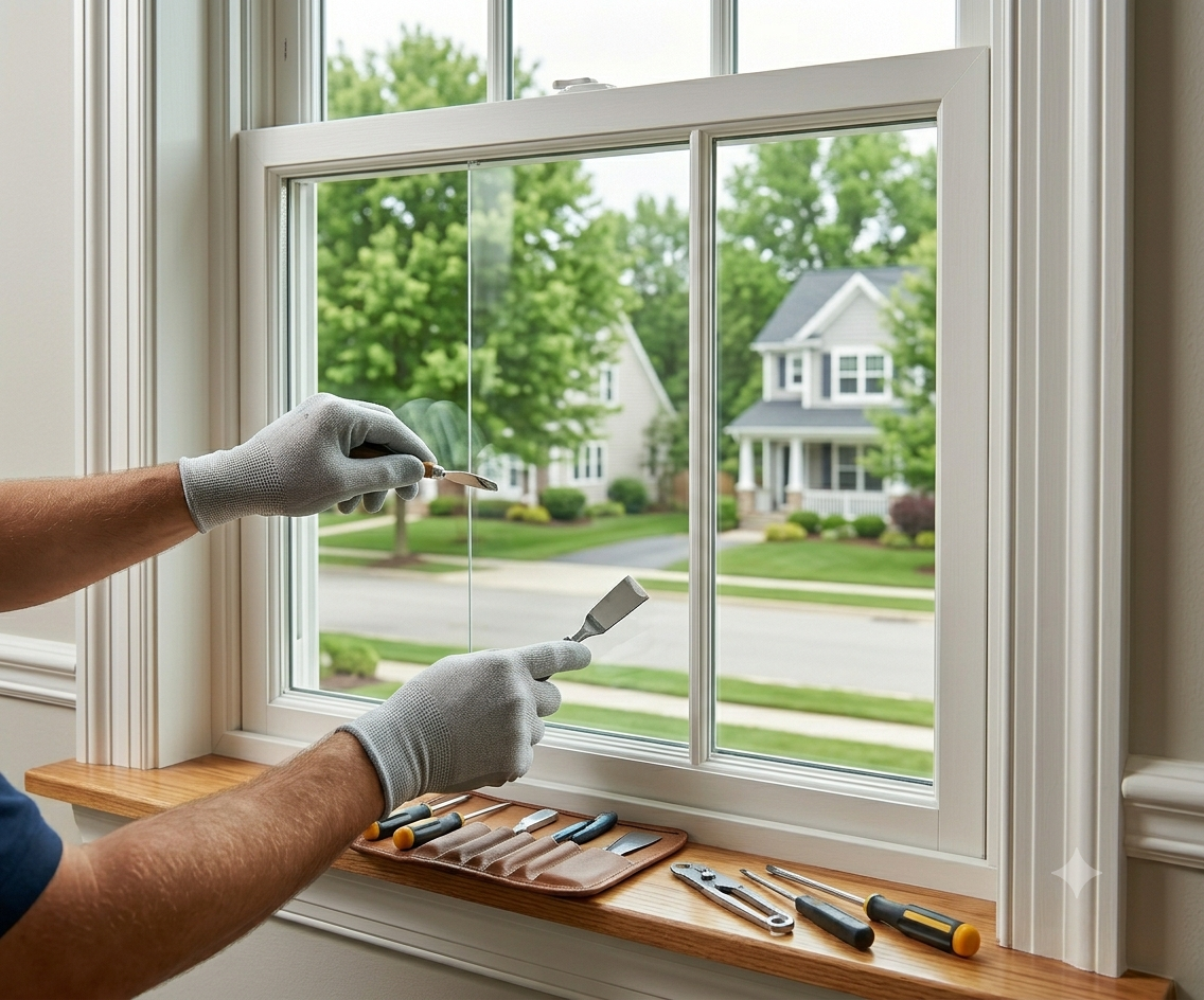 Glazing installation